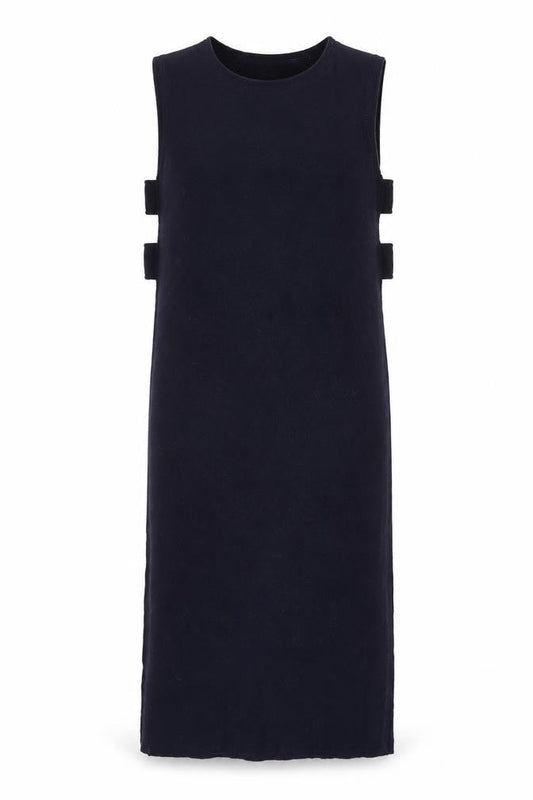 Mango Women’s Black Wool Shift Dress Size 8 Sleeveless Workwear