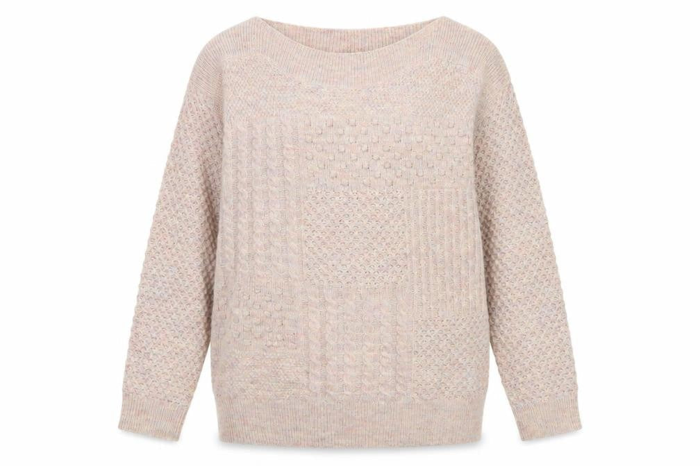 Marks & Spencer Women’s Pink Cable Knit Jumper Size 6