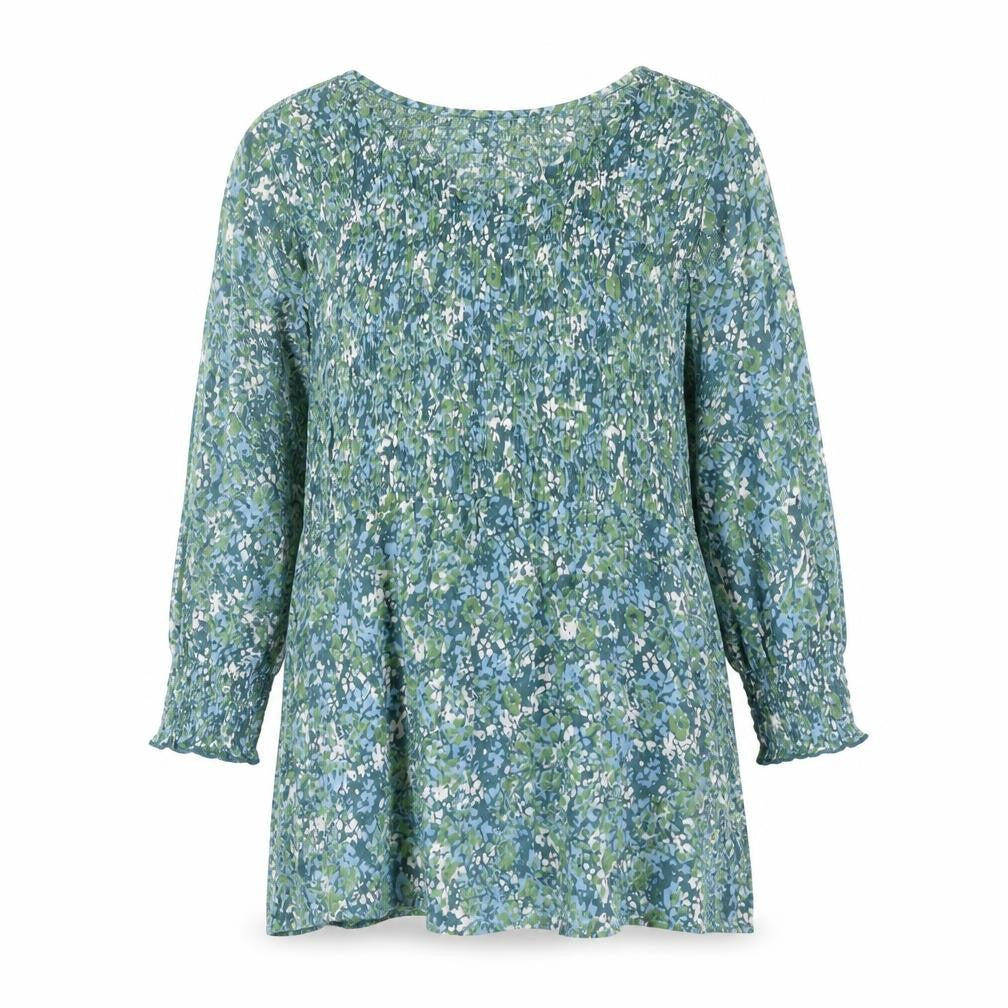 Cerulean Women’s Multicoloured Floral Tunic Blouse Size 10