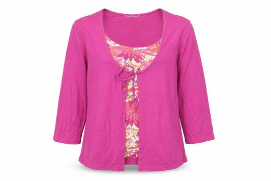 Marks and Spencer Womens Pink Floral Tunic Blouse UK 12