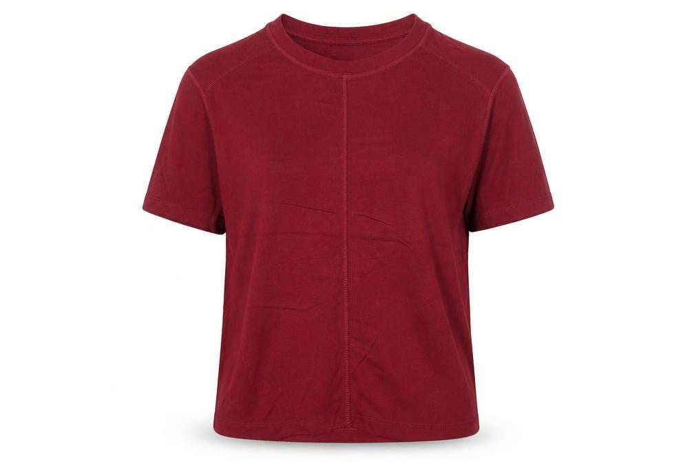 Marks & Spencer Womens Red Basic Short Sleeve T-Shirt S