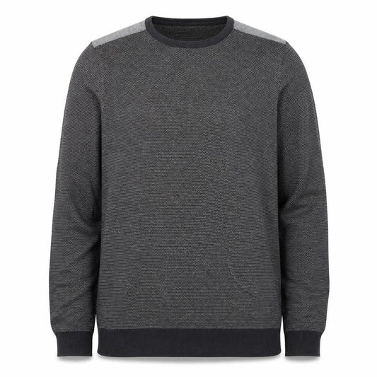 River Island Men’s Grey Cotton Crew Neck Pullover Jumper Size L