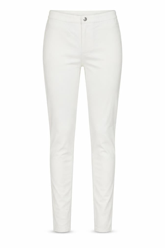 Denim Co Women White Skinny Slim Jeans Size 14 Stretch Cotton