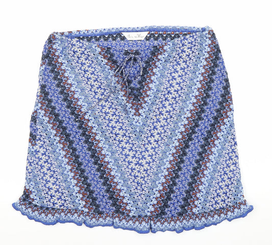 She's No Angel Women's Blue Size 16 Knit Pencil Skirt