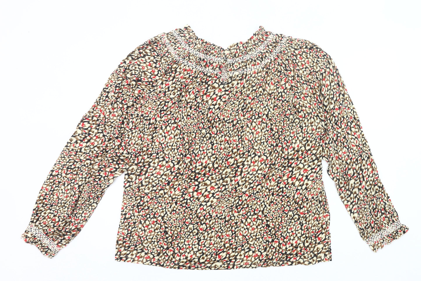 Marks and Spencer Women’s Multicoloured Cotton Blouse Size 18