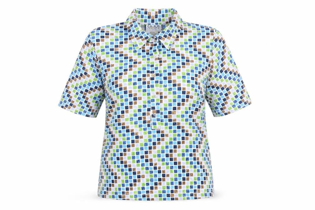 Jazz Sport California Women’s Multicoloured Geometric Button-Up Shirt L