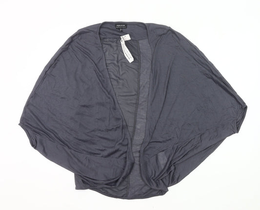 Warehouse Women’s Grey Kimono Style Blouse UK 12 Relaxed Fit