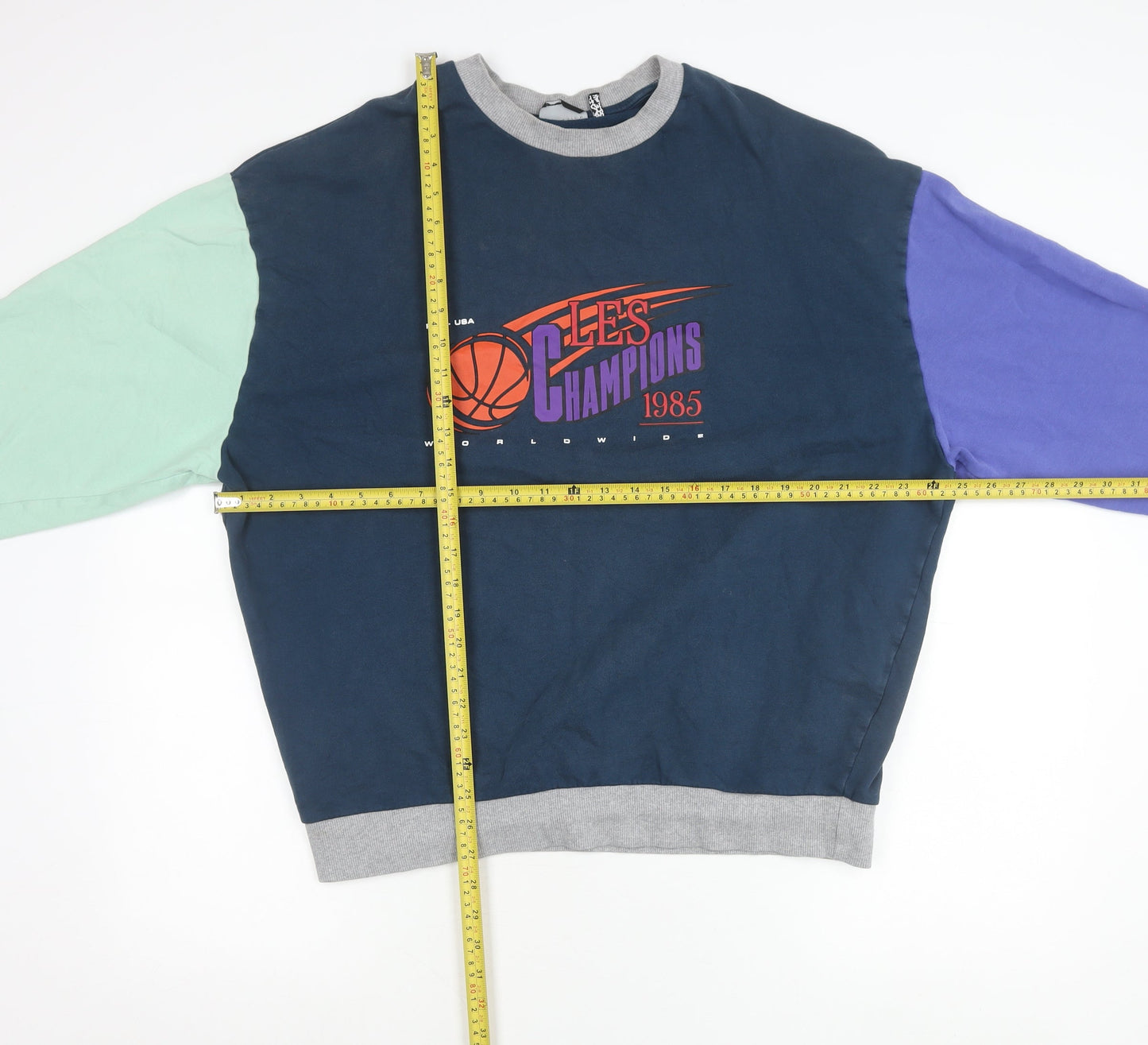 ASOS Design Men’s Multicoloured Graphic Sweatshirt Size L