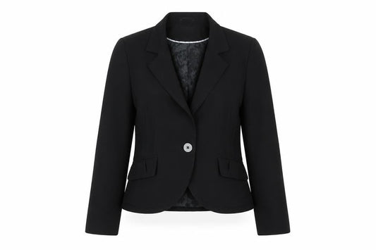 Next Women Black Size 12 Tailored Single-Breasted Suit Jacket