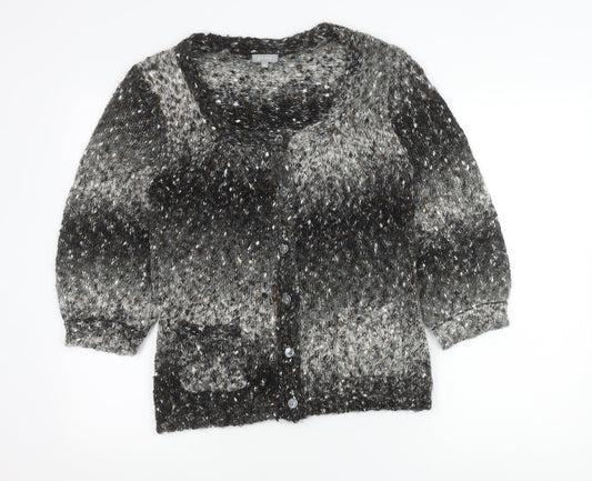 Marks and Spencer Per Una Women’s Multicoloured Wool Blend Cardigan M