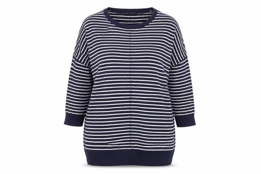 Marks & Spencer Women’s Blue Striped Tunic Top Size 12