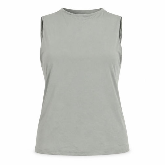Marks and Spencer Womens Grey Size 16 Mock Neck Sleeveless Tank Top