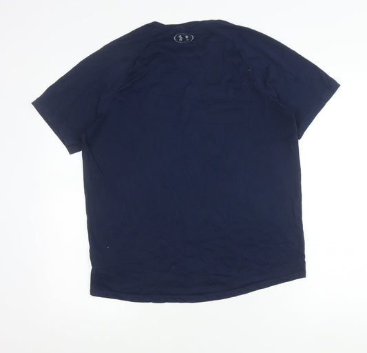Under Armour Men's Blue M Tech Tee T-Shirt Short Sleeve Gym Training