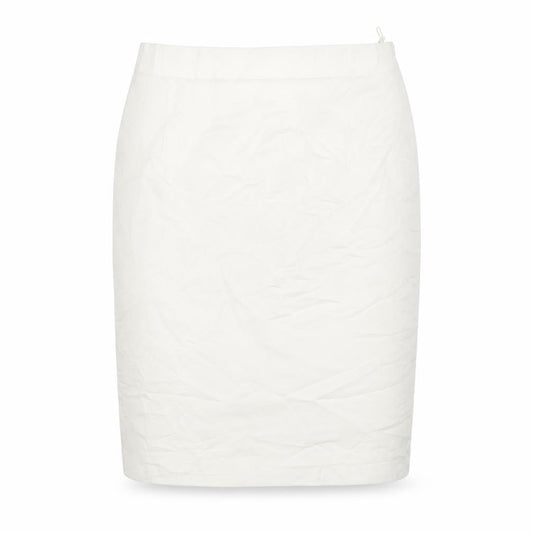 Paul Laporte Women’s White Size 16 Pencil Skirt Knee Length Viscose Blend