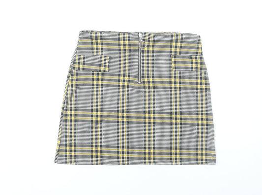 Quiz Women’s Multicoloured Plaid Short Pencil Skirt Size 12