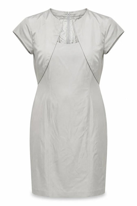 Singh Madan Womens Beige Size 18 Sheath Workwear Dress
