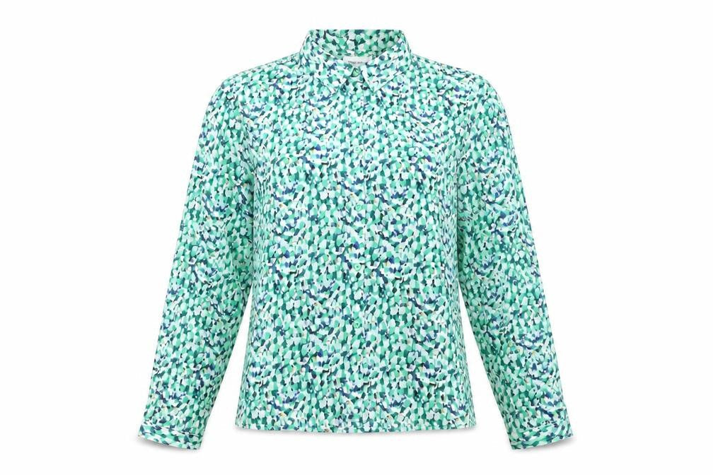 Moon Mood Womens Multicoloured Floral Button-Up Blouse M