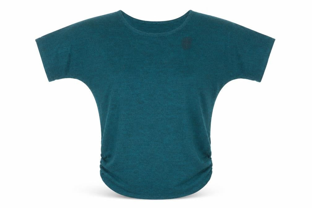 Apricot Womens Green Size 8 Dolman Sleeve Polyester T-Shirt