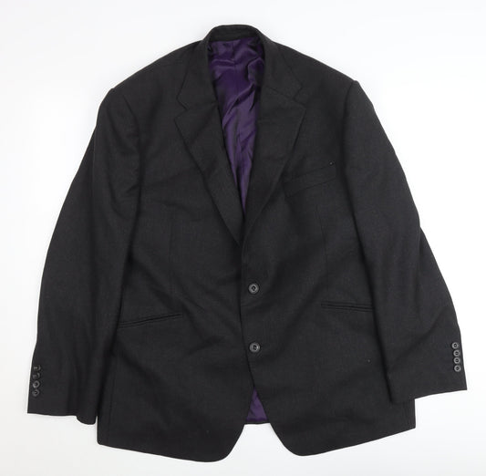 Marks and Spencer Men’s Vharcoal 44S Wool Blazer Jacket
