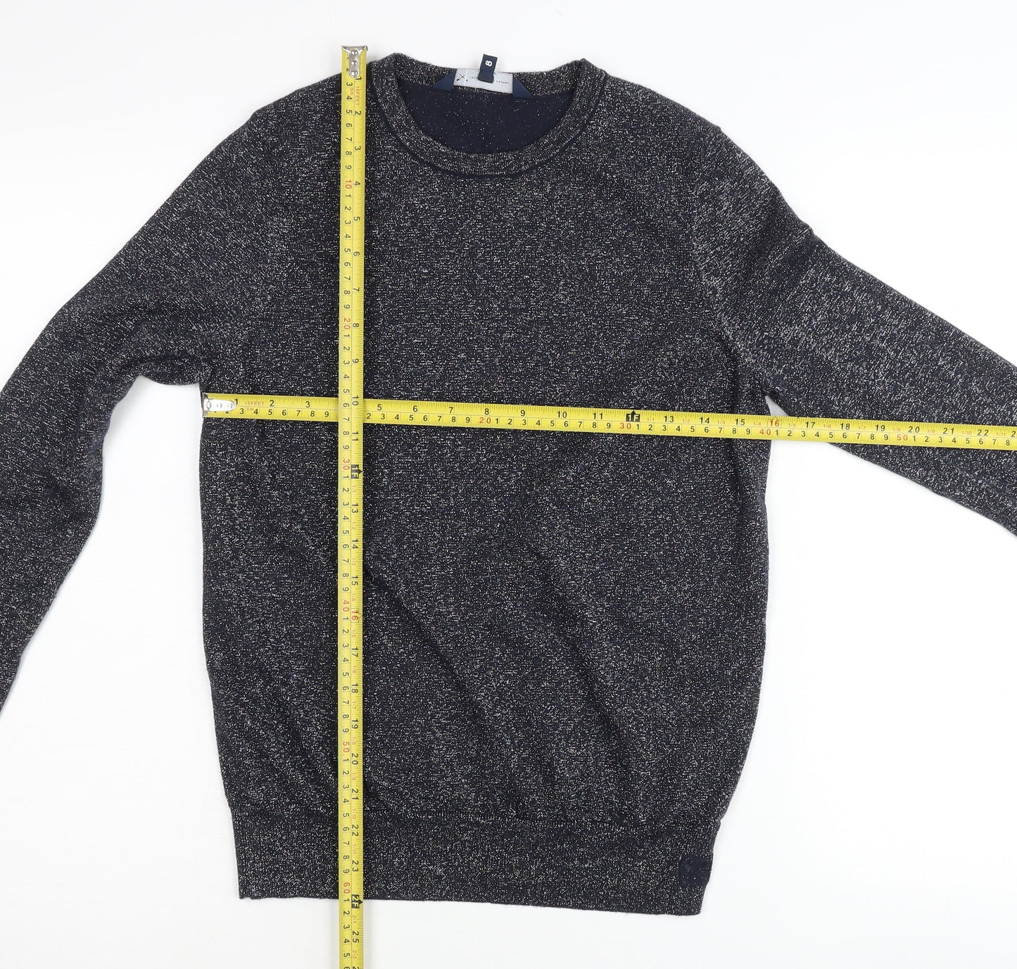 Crew Clothing Company Women’s Grey Size 8 Knit Pullover Jumper
