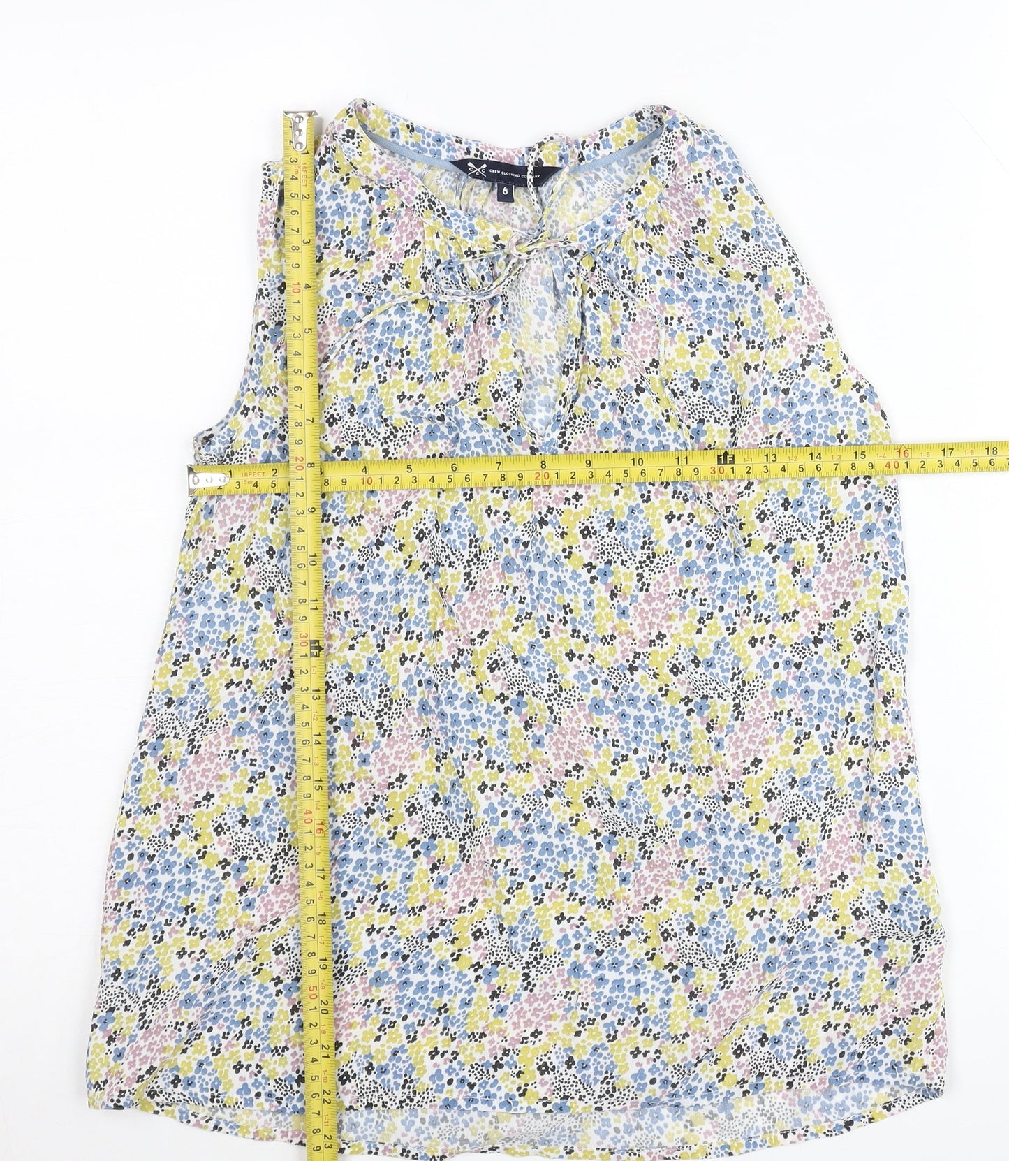 Crew Clothing Women’s Multicoloured Floral A-Line Skirt Size 6