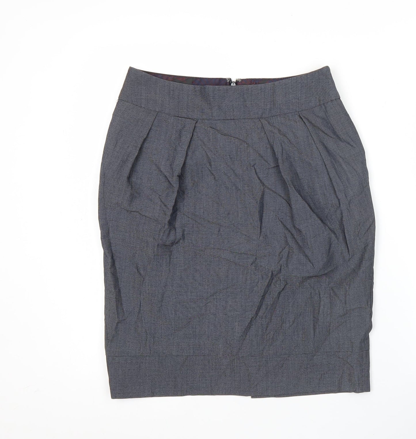 Full Circle Women’s Grey Pencil Skirt Size 10 Workwear