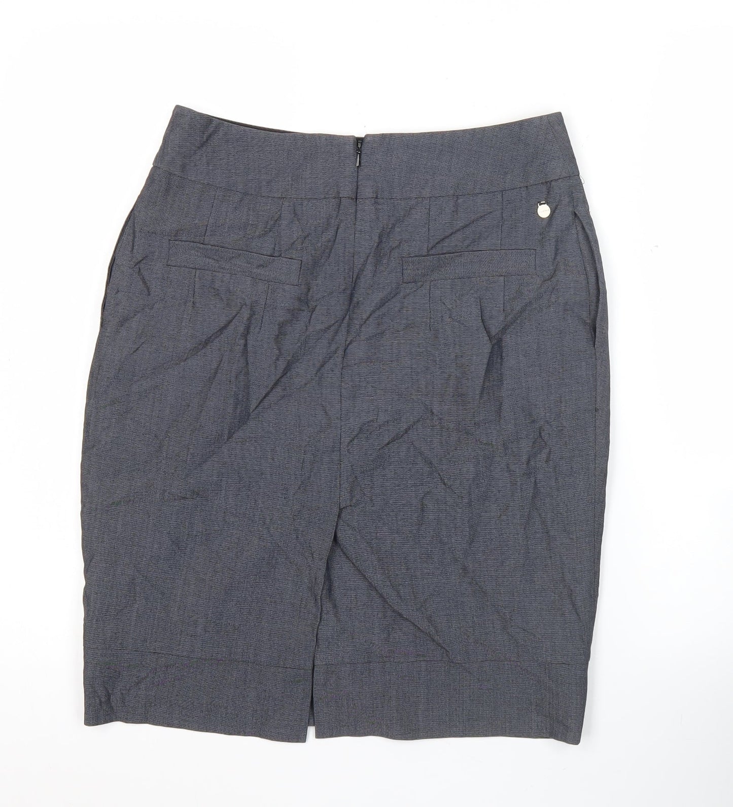 Full Circle Women’s Grey Pencil Skirt Size 10 Workwear