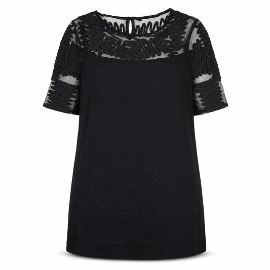 Next Women’s Black Shift Dress Size 14 Lace Sheer Panel Party Wear
