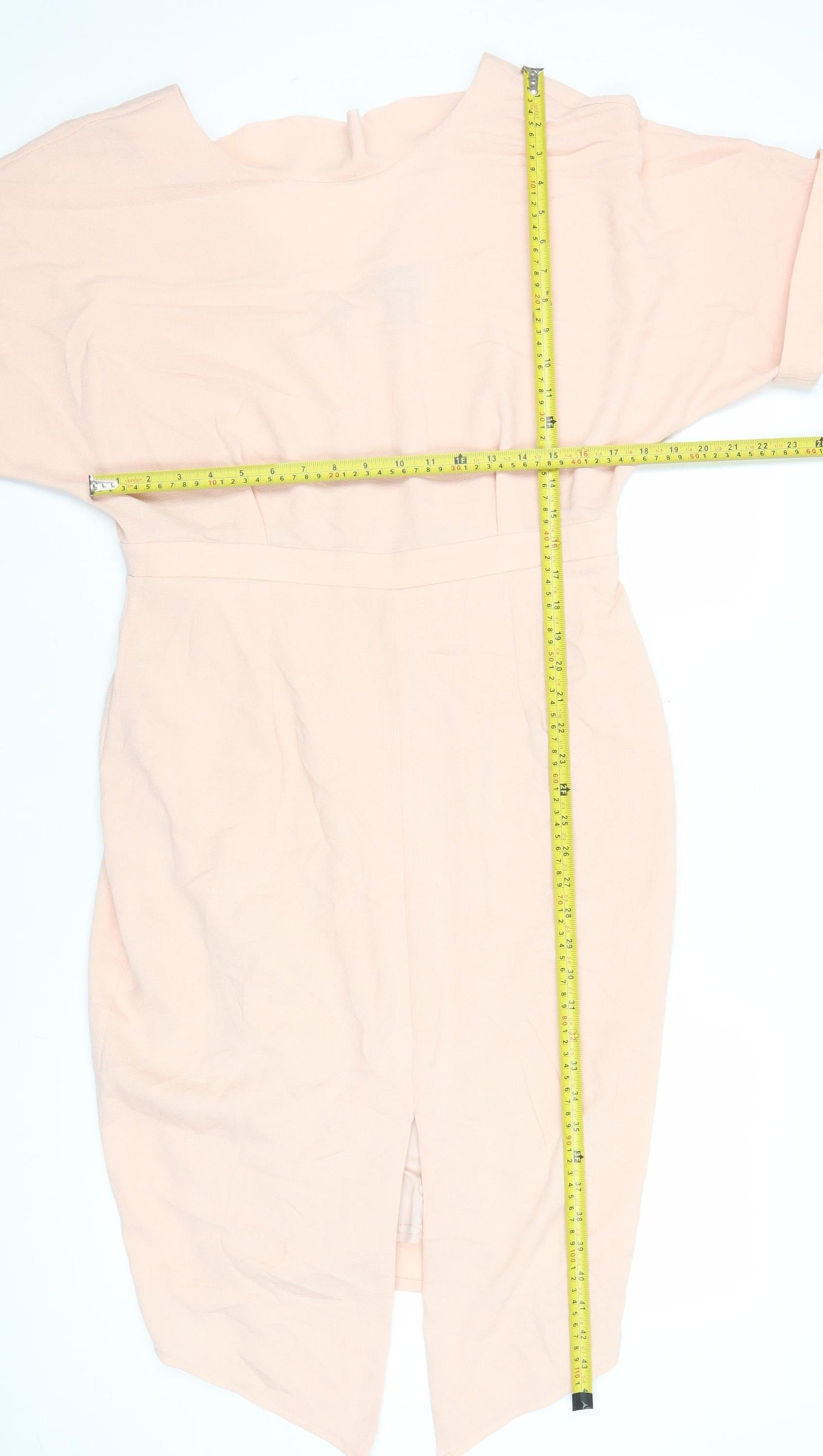 ASOS Women's Pink Off Shoulder Bodycon Dress Size 16