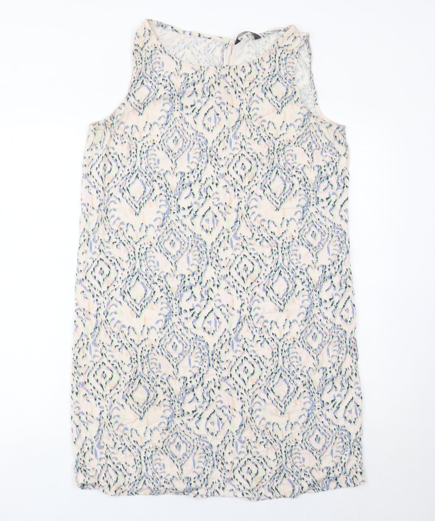 Marks and Spencer Women’s Multicoloured Geometric Shift Dress Size 10