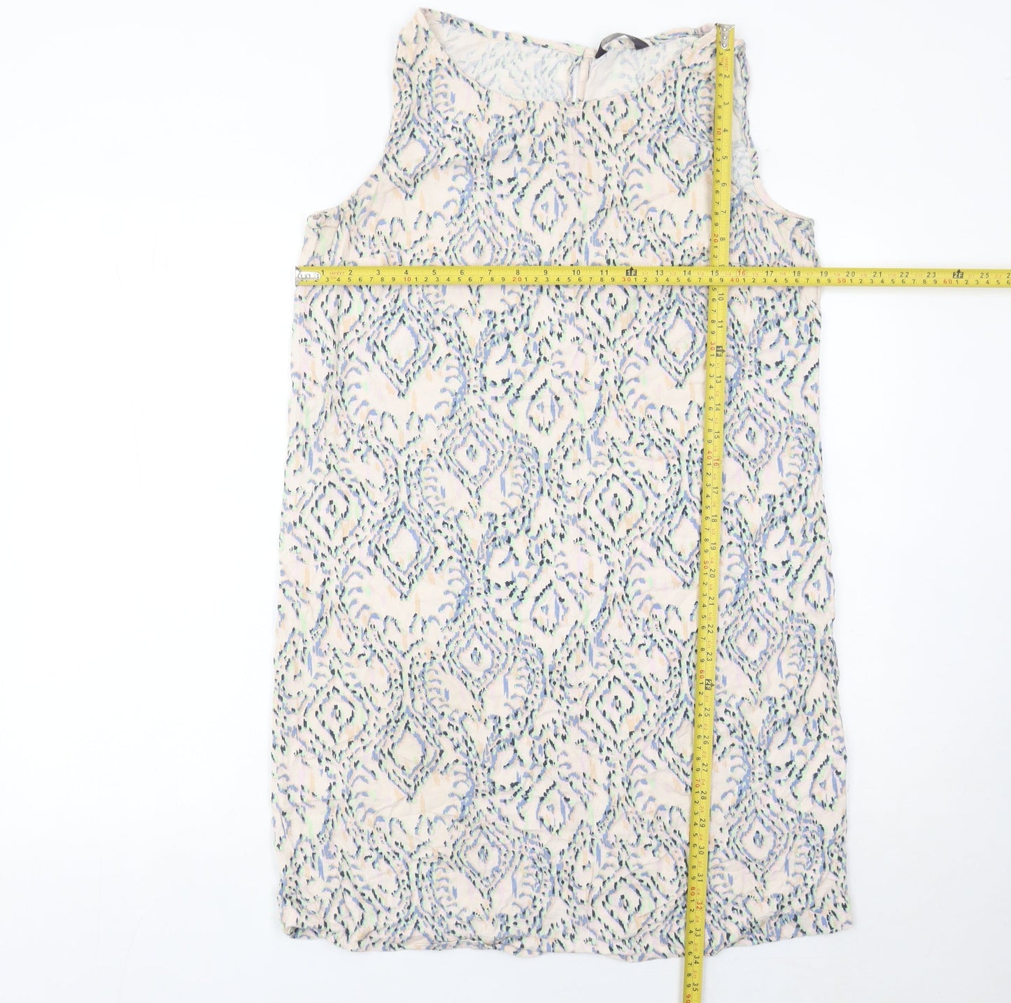 Marks and Spencer Women’s Multicoloured Geometric Shift Dress Size 10