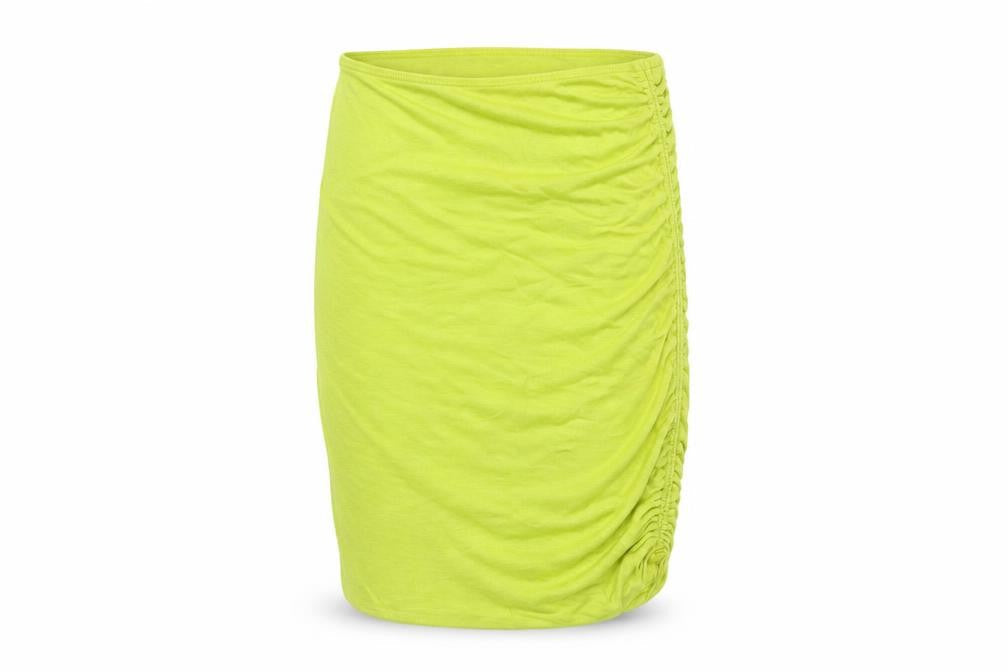 Mars The Label Women’s Green Small Ruched Pencil Skirt