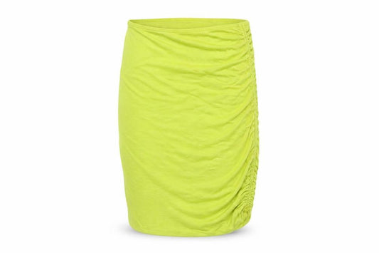Mars The Label Women’s Green Small Ruched Pencil Skirt
