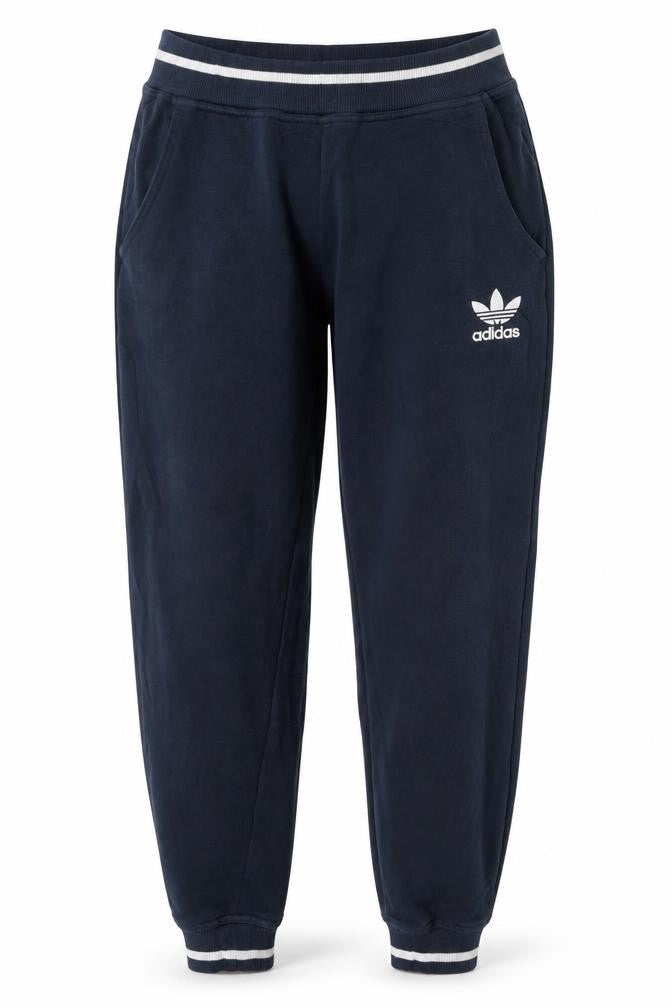 Adidas Womens Blue Jogger Trousers Size 8 Cotton Blend