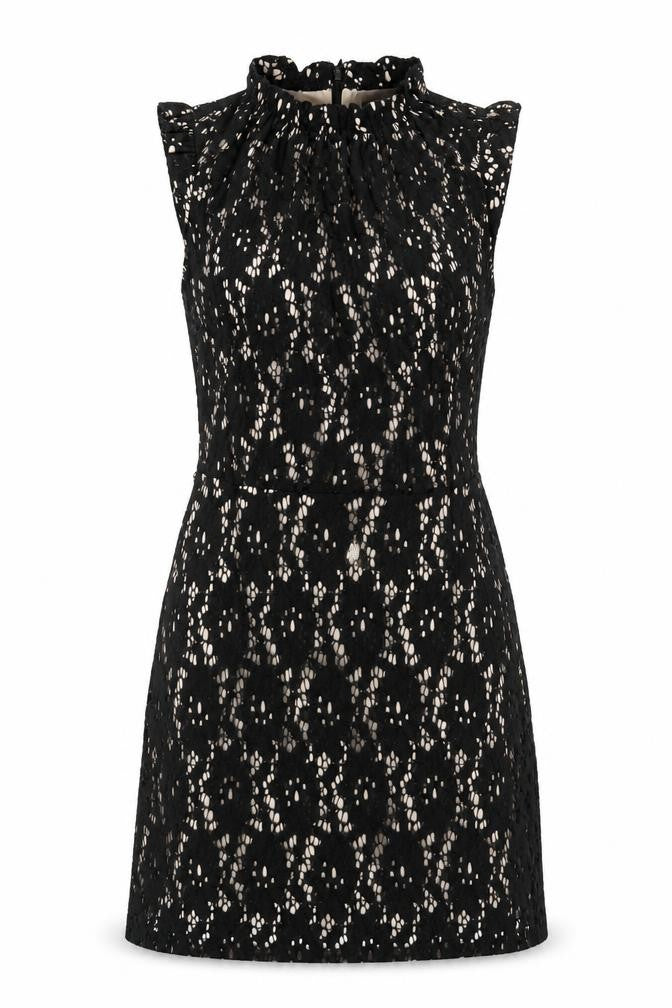 Oasis Women’s Black Lace A-Line Dress Size 8 Cocktail Party