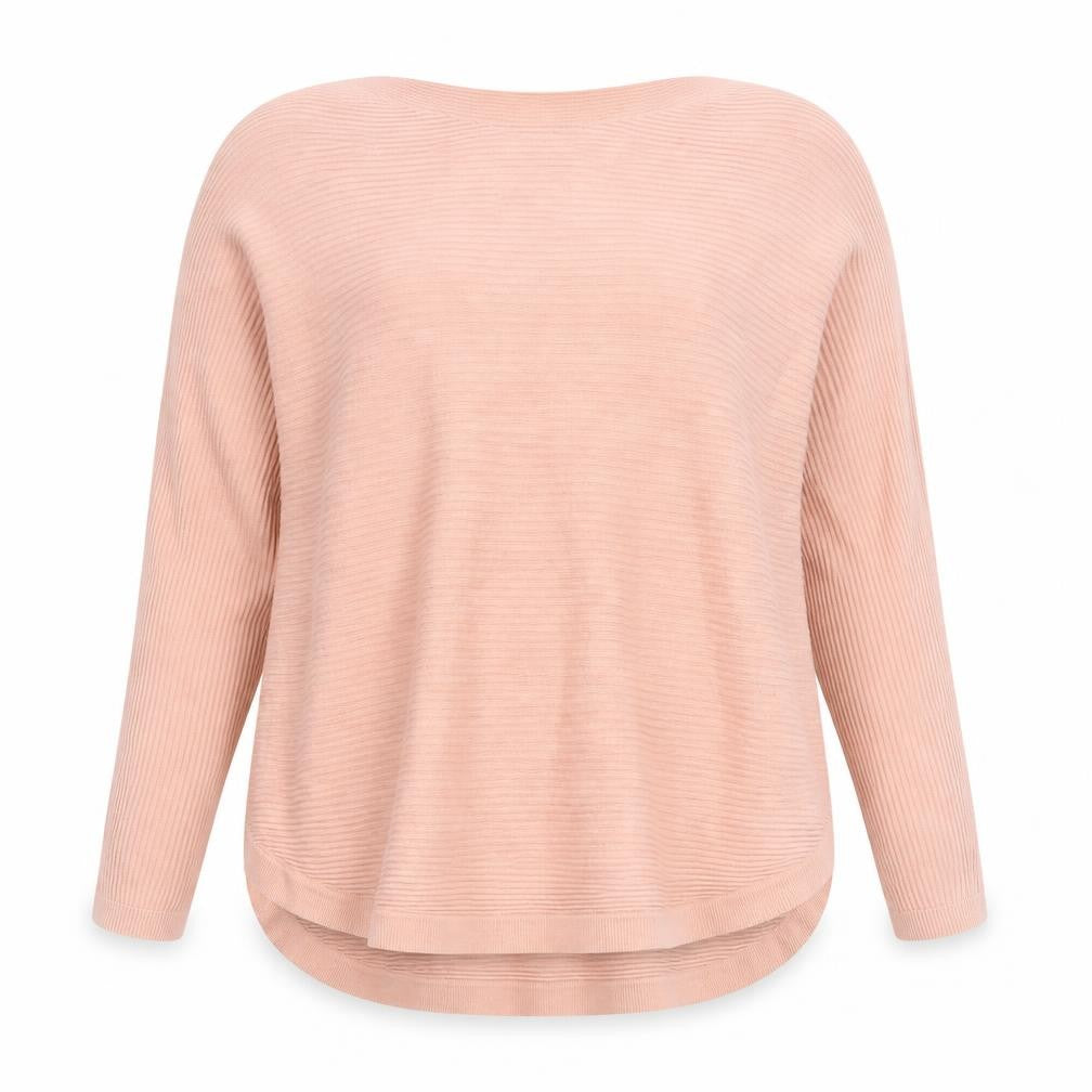 Principles Women Pink Size 16 Pullover Boat Neck Knit Jumper
