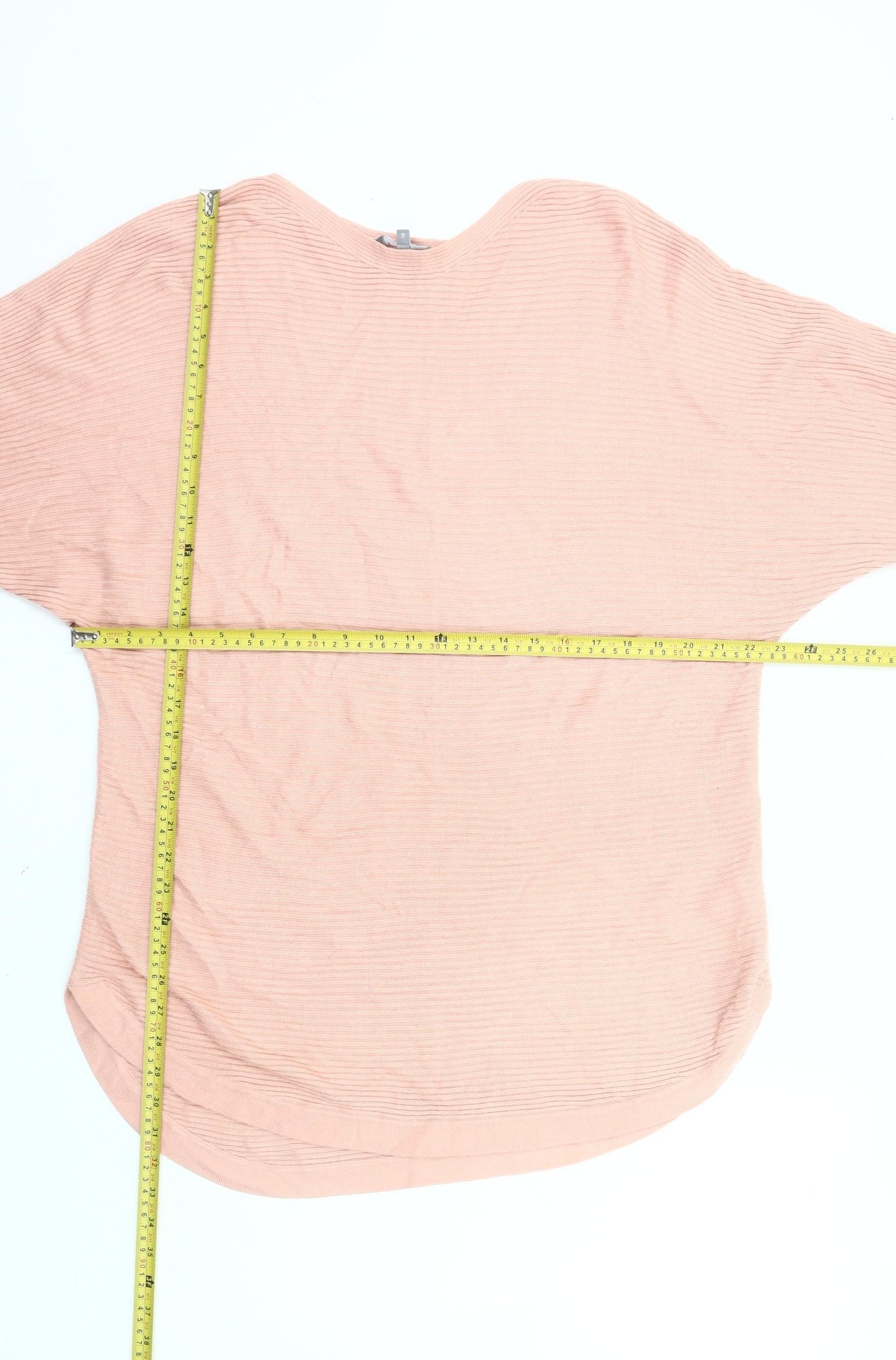 Principles Women Pink Size 16 Pullover Boat Neck Knit Jumper