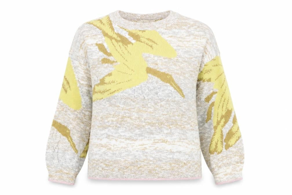 White Stuff Women’s Multicoloured Knit Jumper UK 6 Crew Neck Pullover