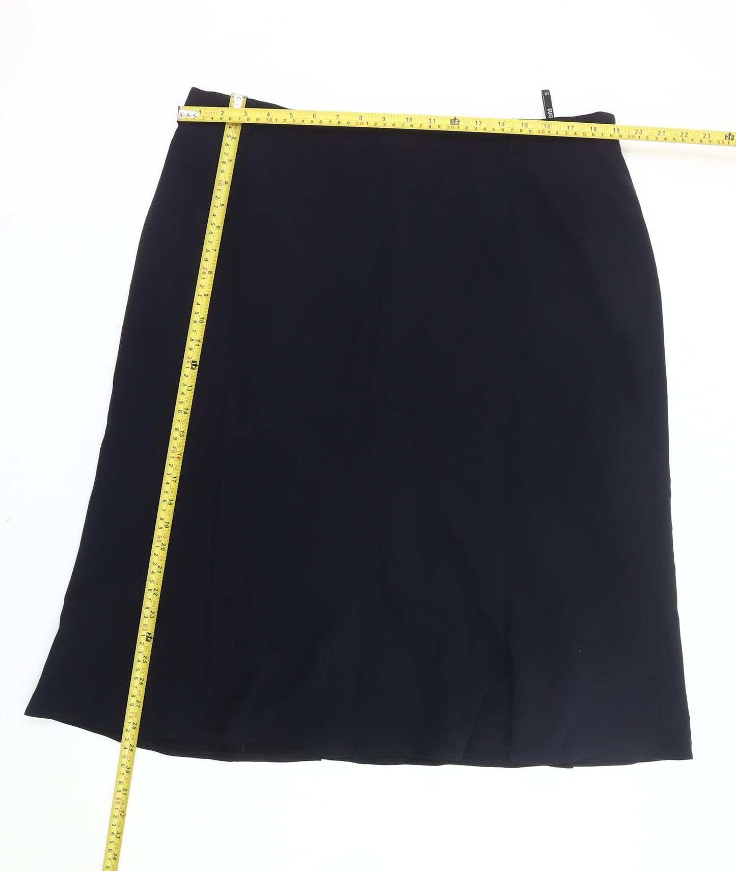 Eugen Klein Women's Black Size 22 Pencil Knee Length Skirt
