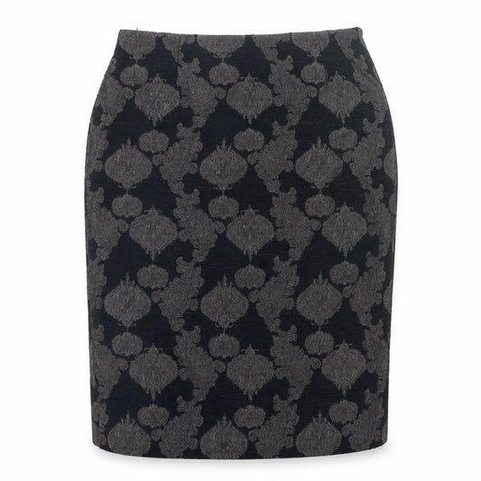 Jigsaw Women’s Black Jacquard Pencil Skirt Size 12 Workwear