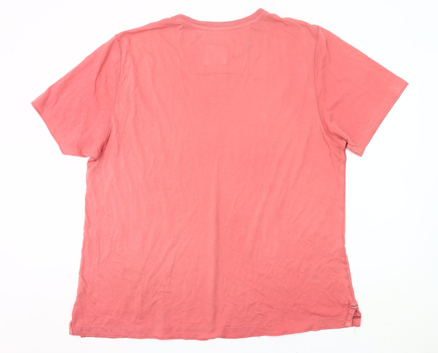 Boston Crew Men’s Pink 3XL Short Sleeve Cotton T-Shirt