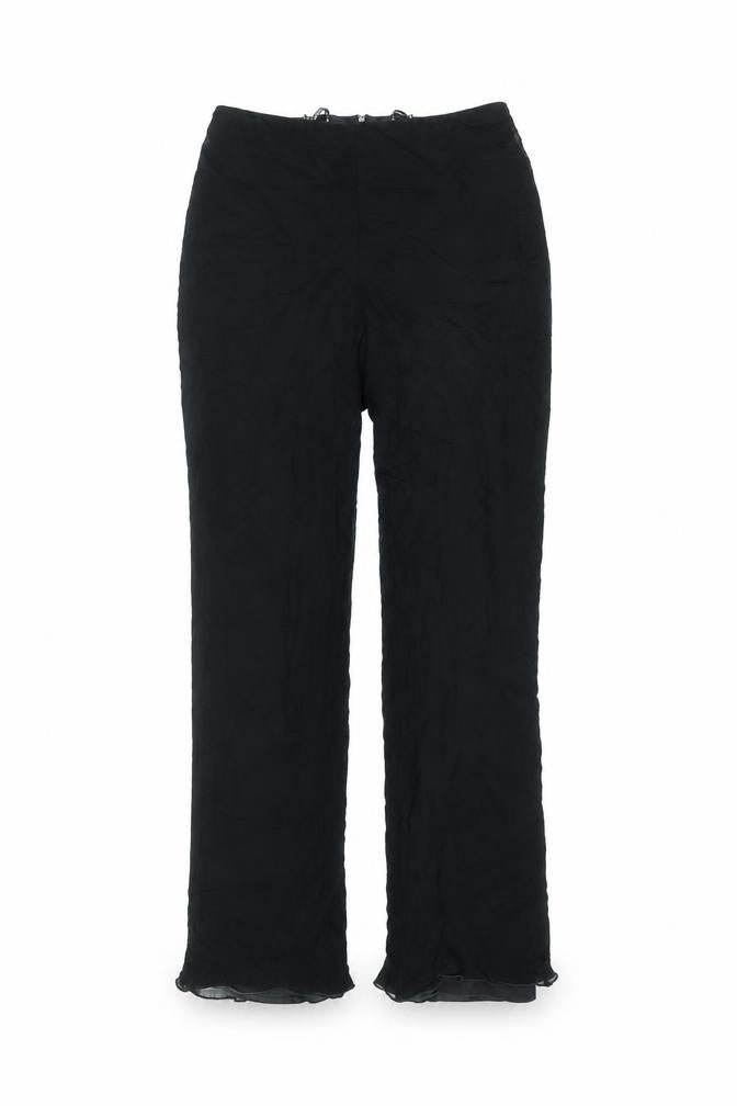 Linea Raffaelli Women’s Black Viscose Dress Pants Size 12 Formal
