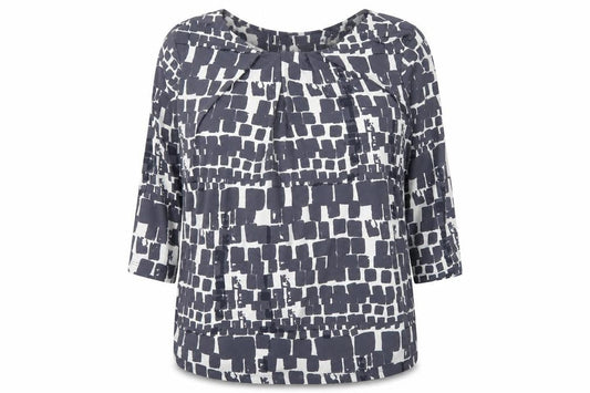 Studio 8 London Women’s Multicoloured Blouse Size 16 Cowl Neck Tunic