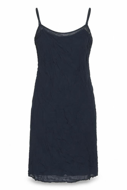 Jaeger Women’s Black Viscose Slip Dress Size 12 Knee Length