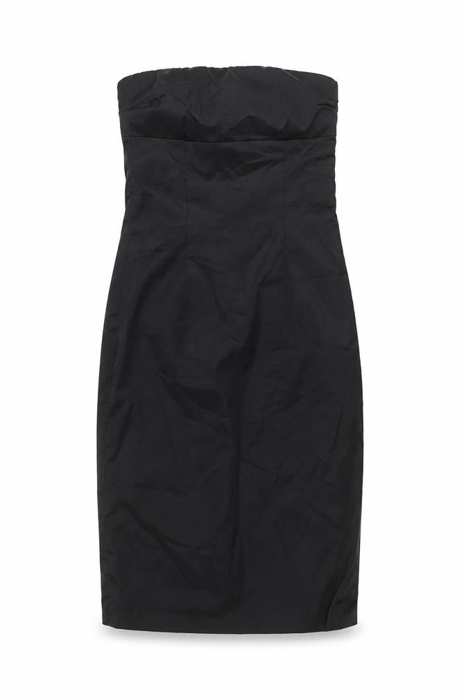 Oasis Women’s Black Strapless Bodycon Knee Length Dress Size 12