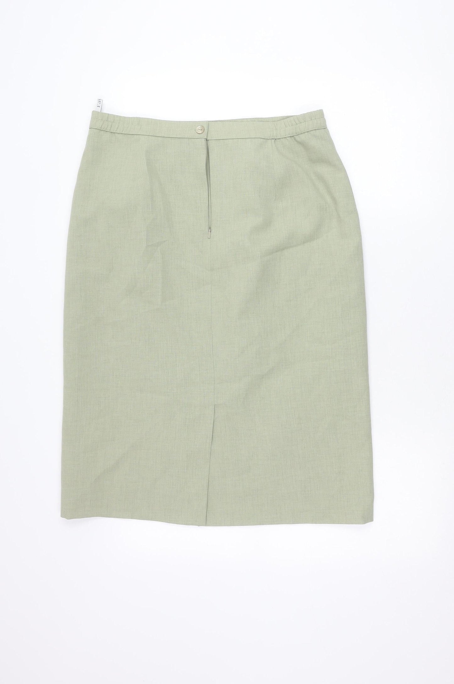Eastex Women’s Green Size 16 Pencil Skirt Polyester Lined Workwear