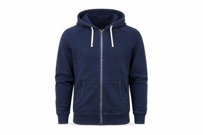 Boden Men’s Blue Cotton Full Zip Hooded Jacket Size S