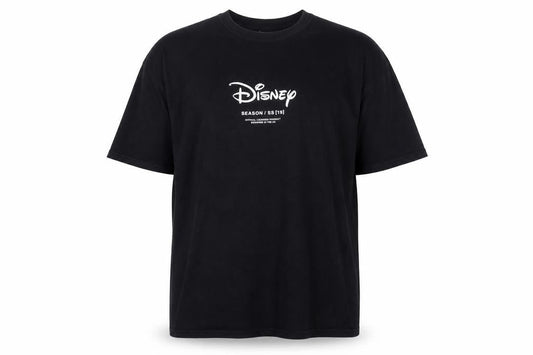 Disney Men’s Black 2XL Glow in Dark Logo Graphic T-Shirt
