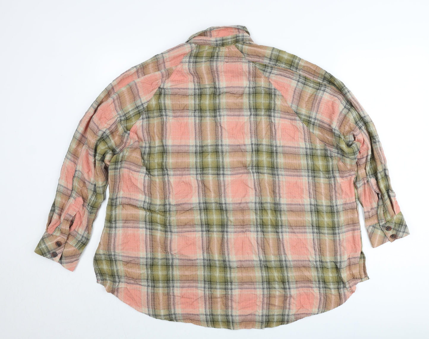 Urban Outfitters Womens Plaid Button Up Shirt Multicoloured Size S