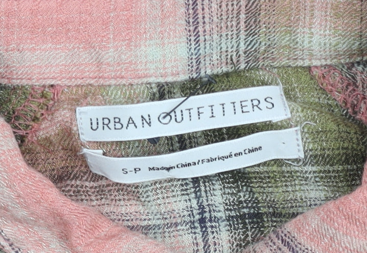 Urban Outfitters Womens Plaid Button Up Shirt Multicoloured Size S
